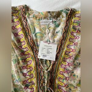 NWT Shiraleah Chicago Paisley Kimono Kaftan Coverup One Size New